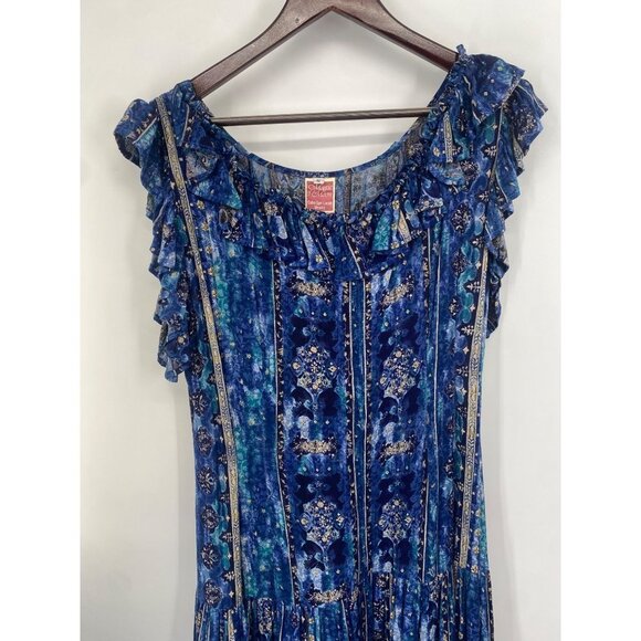 Magic of the Moon Cabo San Lucas Beach SMALL Summer Dress WAIST DROP - Picture 4 of 5